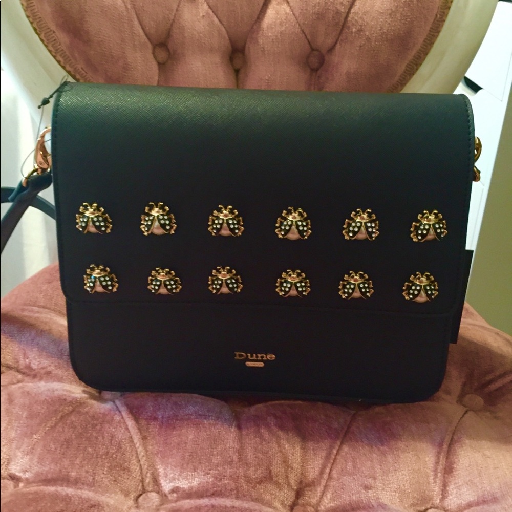 NWT DUNE LONDON Crossbody with bug embellishments